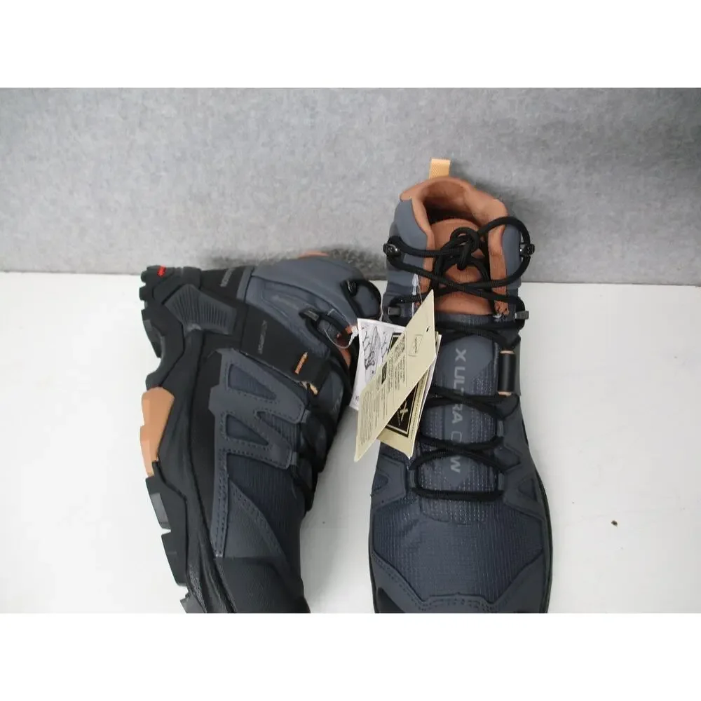 Salomon X Ultra 4 Mid GTX Waterproof Womens Sz 10 Hiking Boots Gray